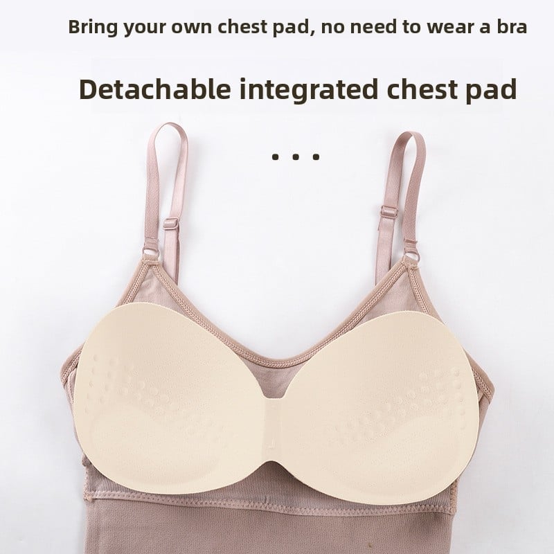 Women's Seamless Shapewear Bodysuit – Adjustable with Chest Pads