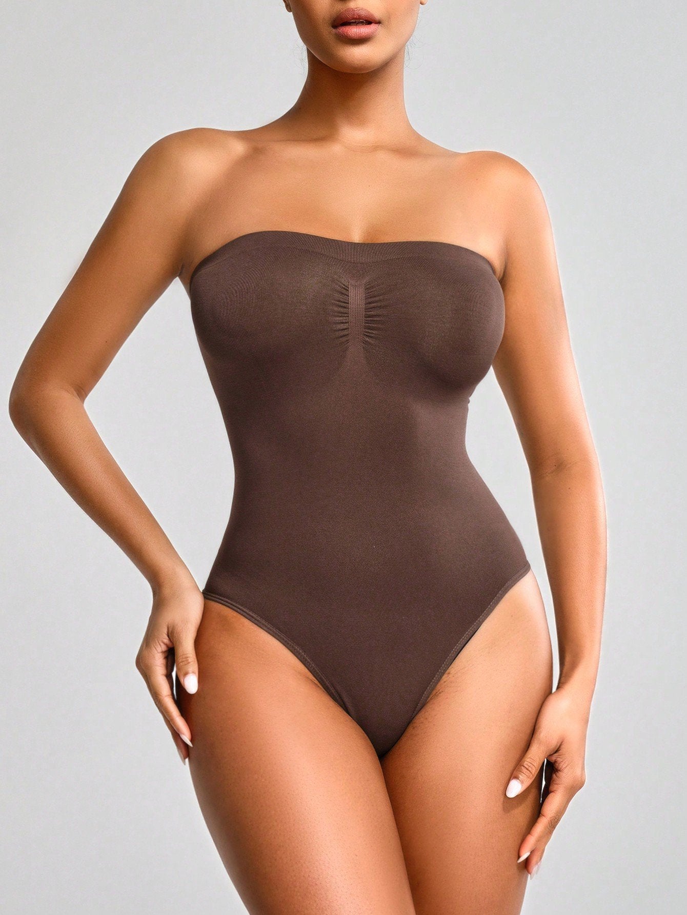 Strapless Body Shaping Jumpsuit Dress
