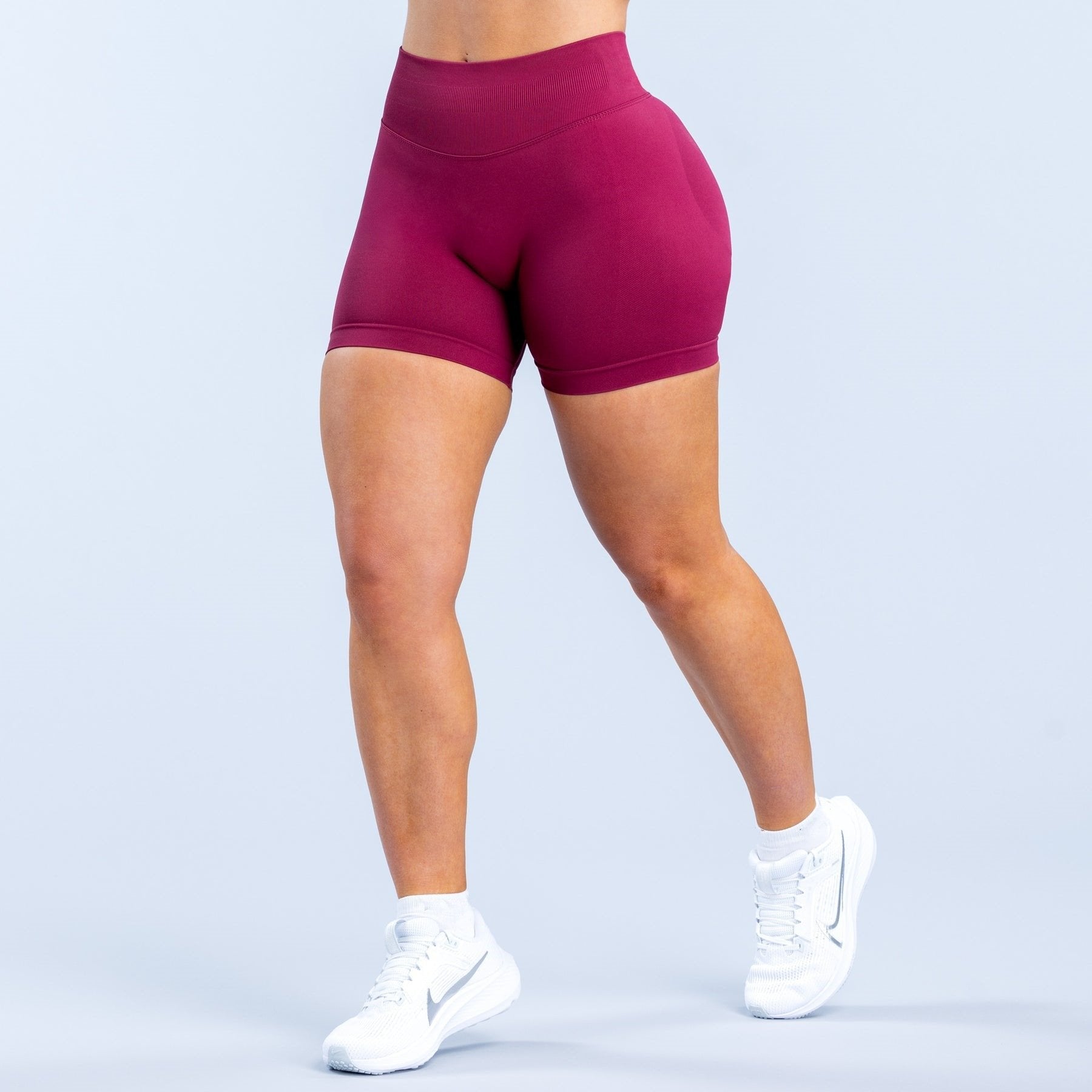 High-Waist Fitness Yoga Shorts for Women – Stretch & Breathable