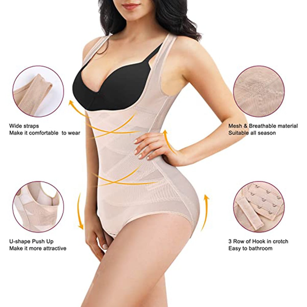 Postpartum Mesh Shaping Bodysuit – Light, Slimming &amp; Supportive 