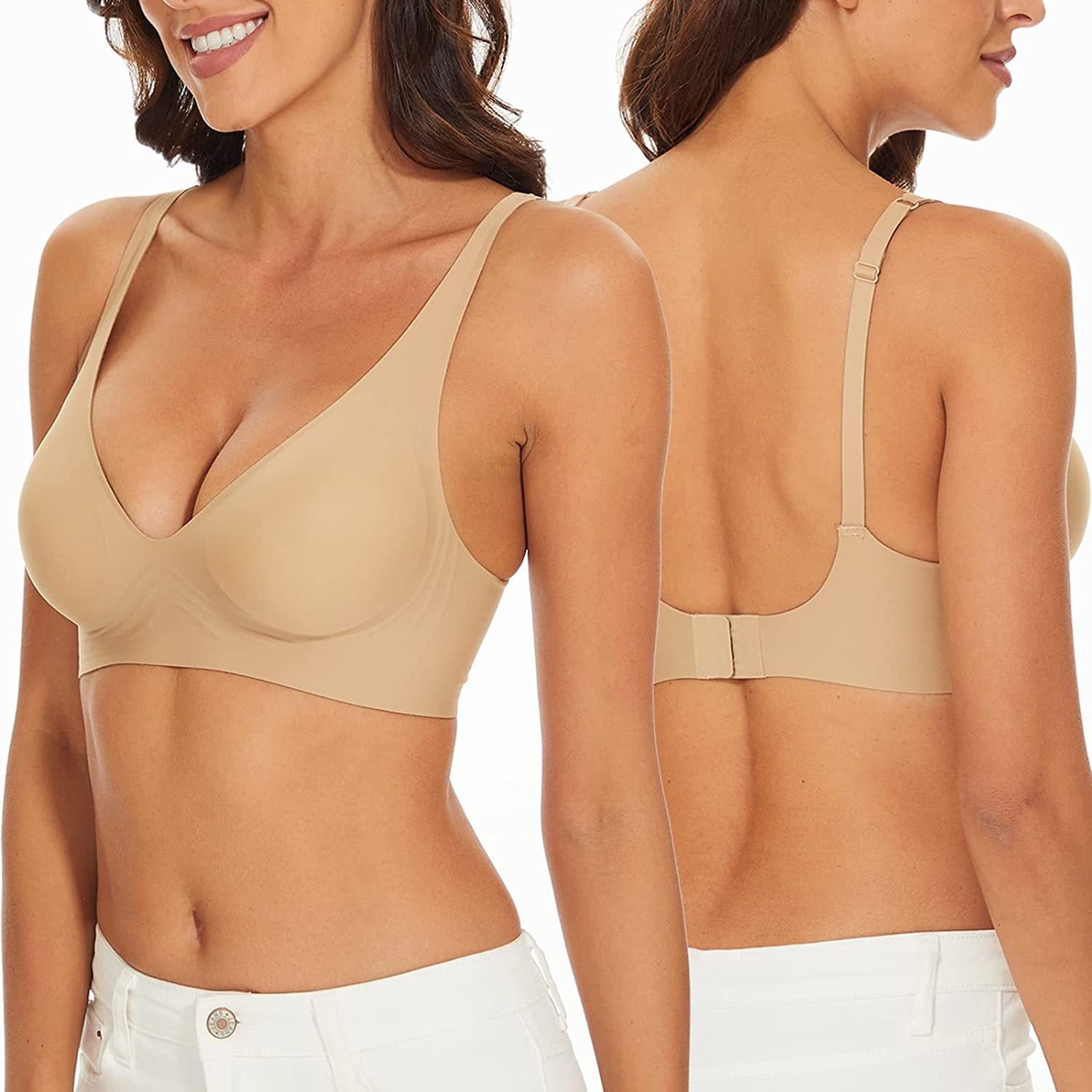 Seamless Wireless Push-Up Bra – Full Coverage &amp; Everyday Comfort
