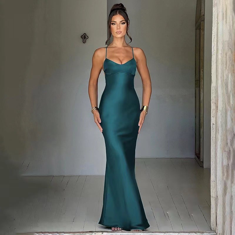 One-Shoulder Slit Dress – Elegant &amp; Sexy Evening Wear 