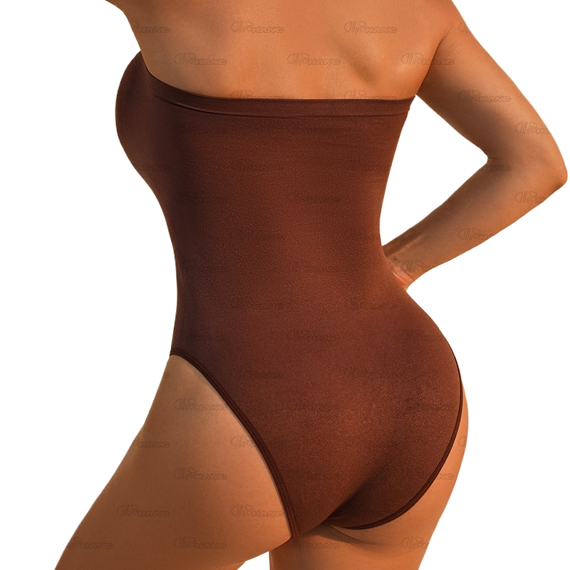 Plus Size Seamless Strapless Shaping Dress – Waist Slimming Lingerie 