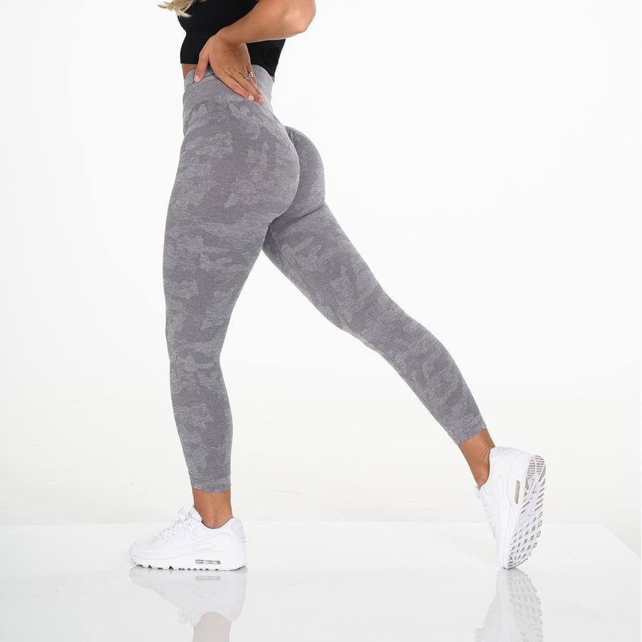 Snow Camo Yoga Pants – Stretchy & Stylish Activewear for Women
