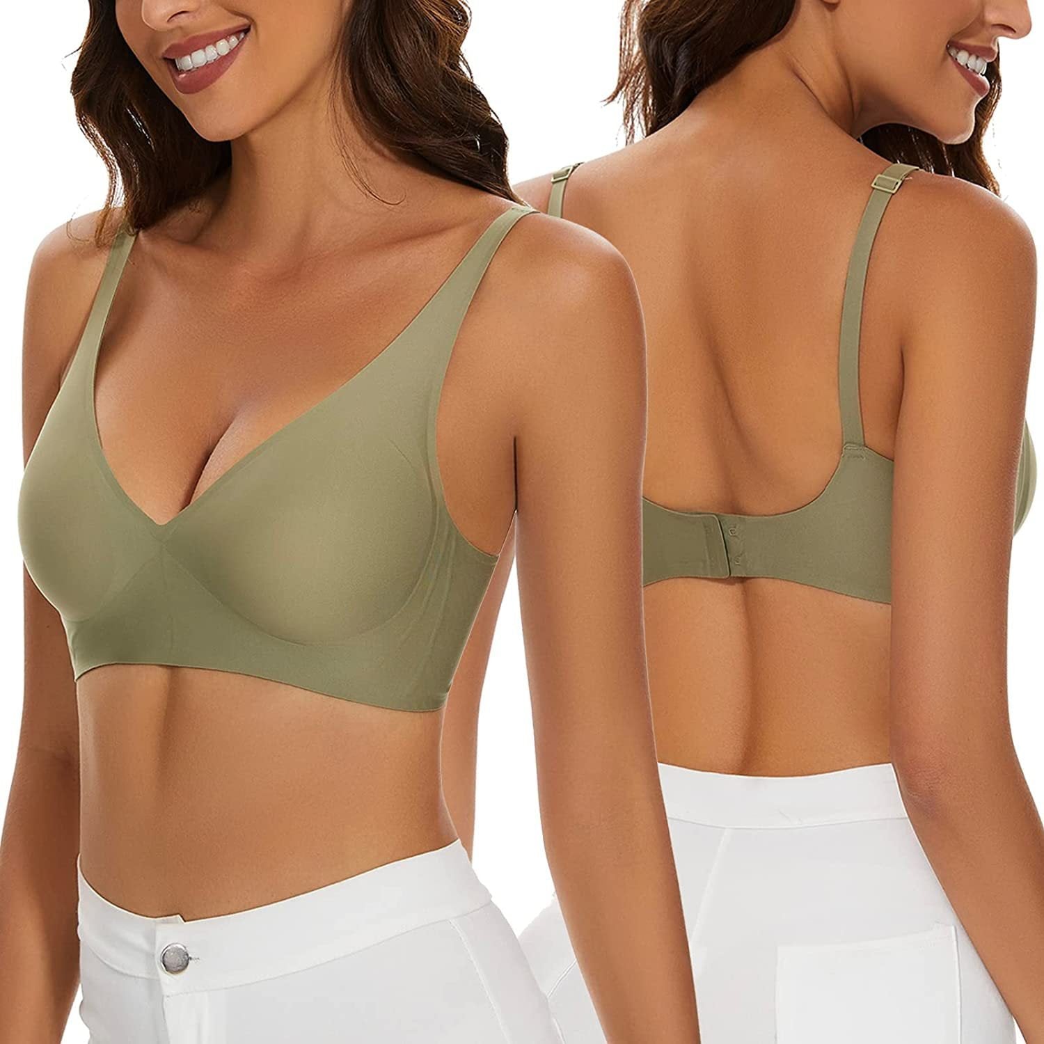 Seamless Wireless Push-Up Bra – Full Coverage &amp; Everyday Comfort