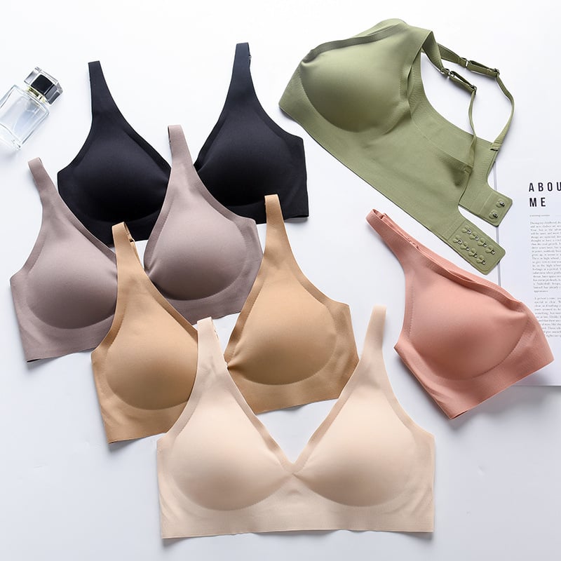Seamless Wireless Push-Up Bra – Full Coverage &amp; Everyday Comfort