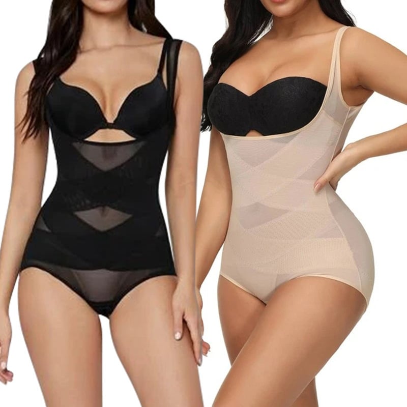 Postpartum Mesh Shaping Bodysuit – Light, Slimming &amp; Supportive 